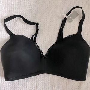 Black Wireless Bra
